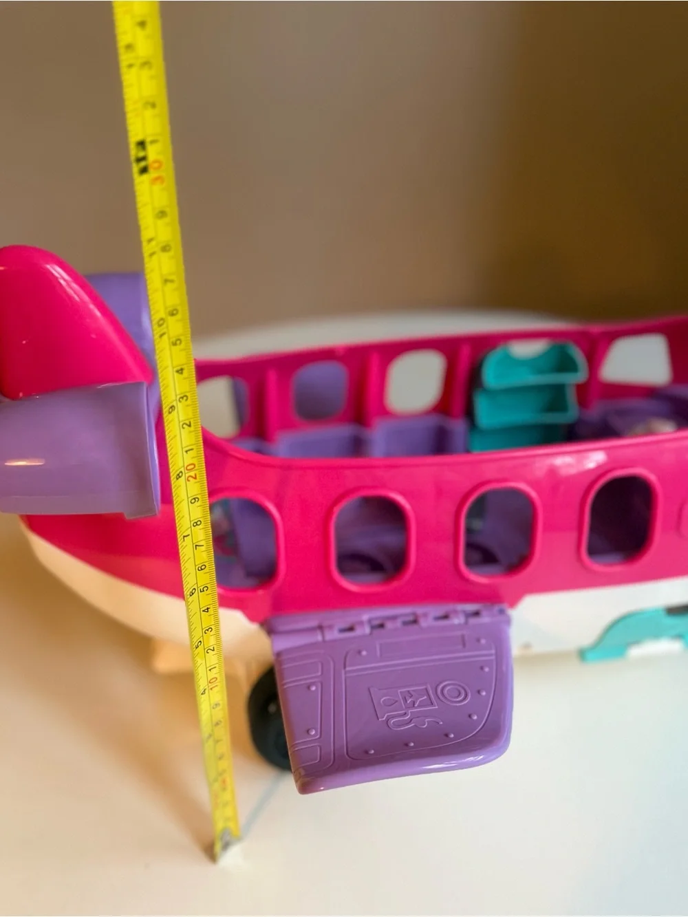 Fisher-Price Little Peoplet Barbie Musical Airplane Lights & Sounds Working